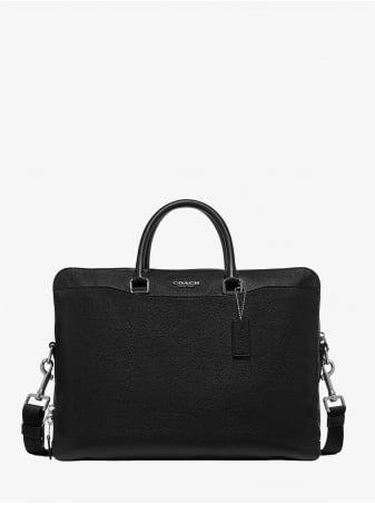 Сумка COACH Graham Beckett Structured Leather Briefcase Handbag Large